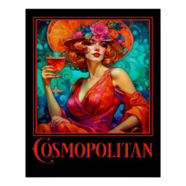 Art Nouveau Cosmopolitan Perfect Poster