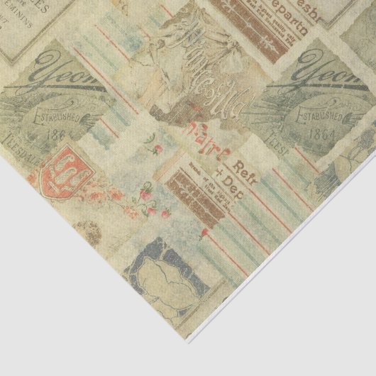 Art Nouveau  couture art deco decopauge Tissuepapier (Detail)