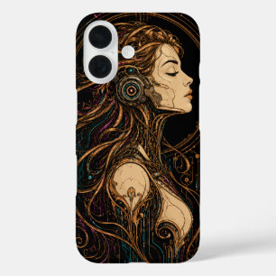 Art Nouveau Cyberpunk Godin Hoesje Design