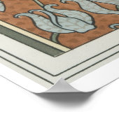 Art nouveau Cyclamen floral Eugene Grasset elegant Poster (Hoek)