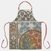 Art nouveau Cyclamen floral Eugene Grasset elegant Schort (Voorkant)