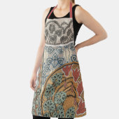 Art nouveau Cyclamen floral Eugene Grasset elegant Schort (Insitu)