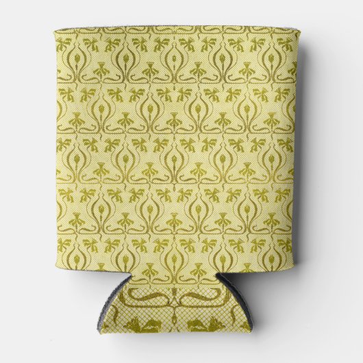Art Nouveau Daffodil Patroon Blikjeskoeler (Voorkant)