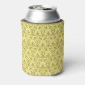 Art Nouveau Daffodil Patroon Blikjeskoeler (Blikje Achterkant)