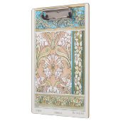 Art nouveau daffodil Verneui textiel bloemenkunst Klembord (Links)