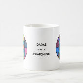 Art Nouveau Dagaz Rune Mok – ONTWAKE! (Center)