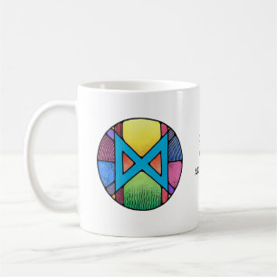 Art Nouveau Dagaz Rune Mok – ONTWAKE!