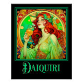 Art Nouveau Daiquiri Perfect Poster (Voorkant)