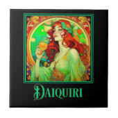 Art Nouveau Daiquiri Tegeltje (Voorkant)