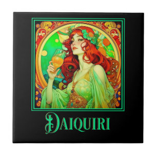 Art Nouveau Daiquiri Tegeltje