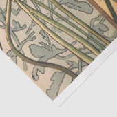 Art Nouveau Daisy en Paardenbloem 3 Tissuepapier (Detail)