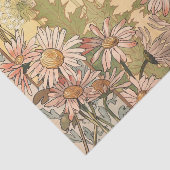 Art Nouveau Daisy en Paardenbloem 4 Tissuepapier (Detail)