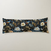 Art nouveau, Damaskpatroon, Organisch, Gekromde li Lichaamskussen (Achterkant)