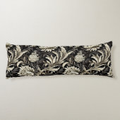 Art nouveau, Damaskpatroon, Organisch, Gekromde li Lichaamskussen (Achterkant)