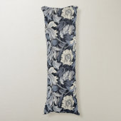 Art nouveau, Damaskpatroon, Organisch, Gekromde li Lichaamskussen (Voorkant Verticaal)