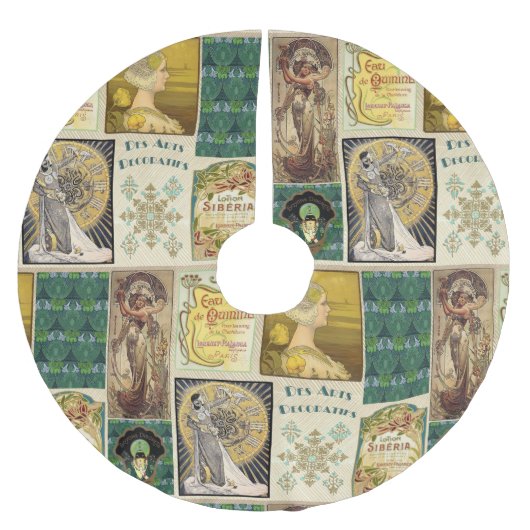 Art Nouveau Dames Kerstboom Rok (Voorkant)