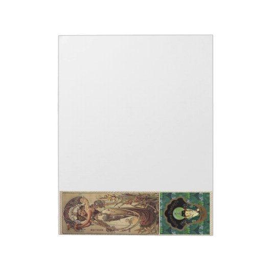 Art Nouveau Dames Notitieblok (Linkerzijde)