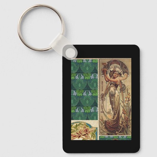 Art Nouveau Dames  Sleutelhanger (Voorkant)