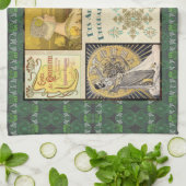 Art Nouveau Dames Tea Towel Theedoek (Gevouwen)