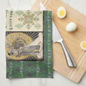 Art Nouveau Dames Tea Towel Theedoek (Quarter Fold)