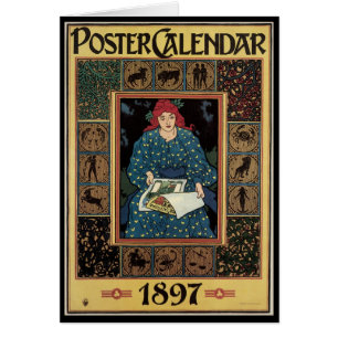  Art Nouveau, damesboek dat astrologie leest