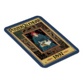  Art Nouveau, damesboek dat astrologie leest Magneet (Rechterzijde)