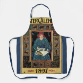  Art Nouveau, damesboek dat astrologie leest Schort (Voorkant)