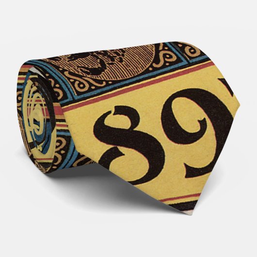  Art Nouveau, damesboek dat astrologie leest Stropdas (Opgerold)