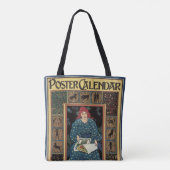 Art Nouveau, damesboek dat astrologie leest Tote Bag (Achterkant)