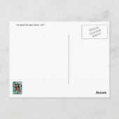 Art Nouveau Dance Afbeelding van Jules Cheret Briefkaart (Achterkant)