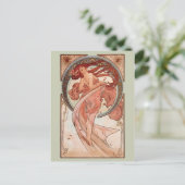 Art Nouveau - Dance Briefkaart (Staand voorkant)