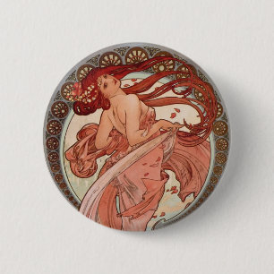 Art Nouveau - Dance Ronde Button 5,7 Cm