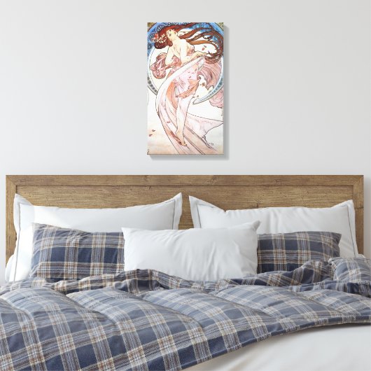 Art Nouveau Dancer Canvas Afdruk (Insitu (Slaapkamer))