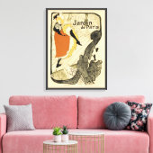Art Nouveau Dancer Jane Avril beroemd gemaakt door Canvas Afdruk (Insitu (Woonkamer))