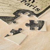 Art Nouveau Dancer Jane Avril beroemd gemaakt door Legpuzzel (Zijkant)