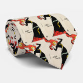 Art Nouveau Dancer Jane Avril beroemd gemaakt door Stropdas (Opgerold)