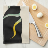 Art Nouveau Dancer Jane Avril beroemd gemaakt door Theedoek (Quarter Fold)