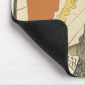 Art Nouveau Dancer Jane Avril, Toulouse Lautrec Muismat (Hoek)