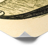 Art Nouveau Dancer Jane Avril, Toulouse Lautrec Poster (Hoek)