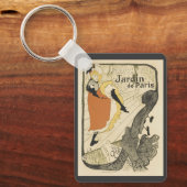 Art Nouveau Dancer Jane Avril, Toulouse Lautrec Sleutelhanger (Voorkant)