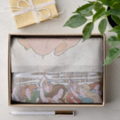 Art Nouveau Dancing Vrouwen Fairy Decoupage Tissuepapier (Geschenk)