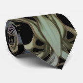 Art Nouveau Dark Botanical Stropdas (Opgerold)