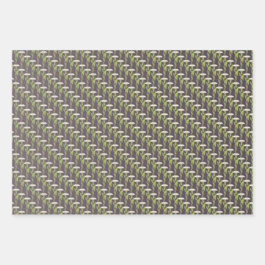 Art Nouveau dark Ipomoea behang Inpakpapier Vel (Voorkant 2)