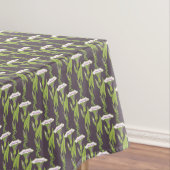 Art Nouveau dark Ipomoea behang Tafelkleed (Voorbeeld)