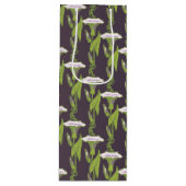 Art Nouveau dark Ipomoea behang Wijn Cadeautas (Voorkant)