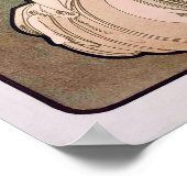  Art Nouveau "Daydream" door Alphonse Mucha Poster (Hoek)