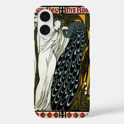  art nouveau, de kus van William Bradley Case-Mate iPhone Case (Achterkant)