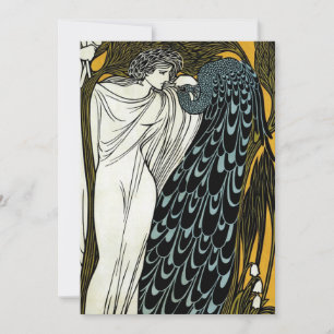  art nouveau, de kus van William Bradley Kaart