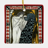  art nouveau, de kus van William Bradley Keramisch Ornament (Voorkant)