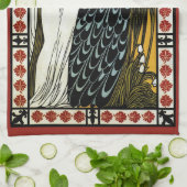  art nouveau, de kus van William Bradley Theedoek (Gevouwen)